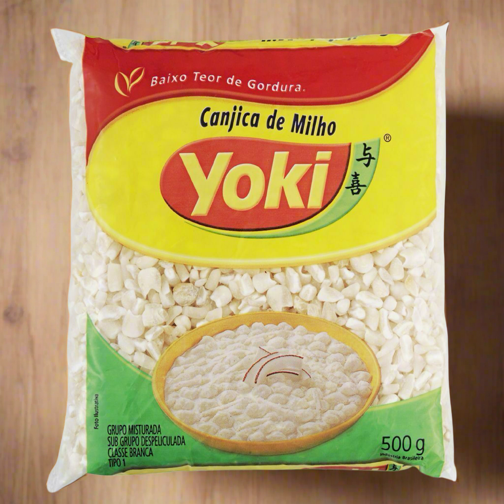 Canjica Branca Crystal - White corn seeds. 500gr - Yoki