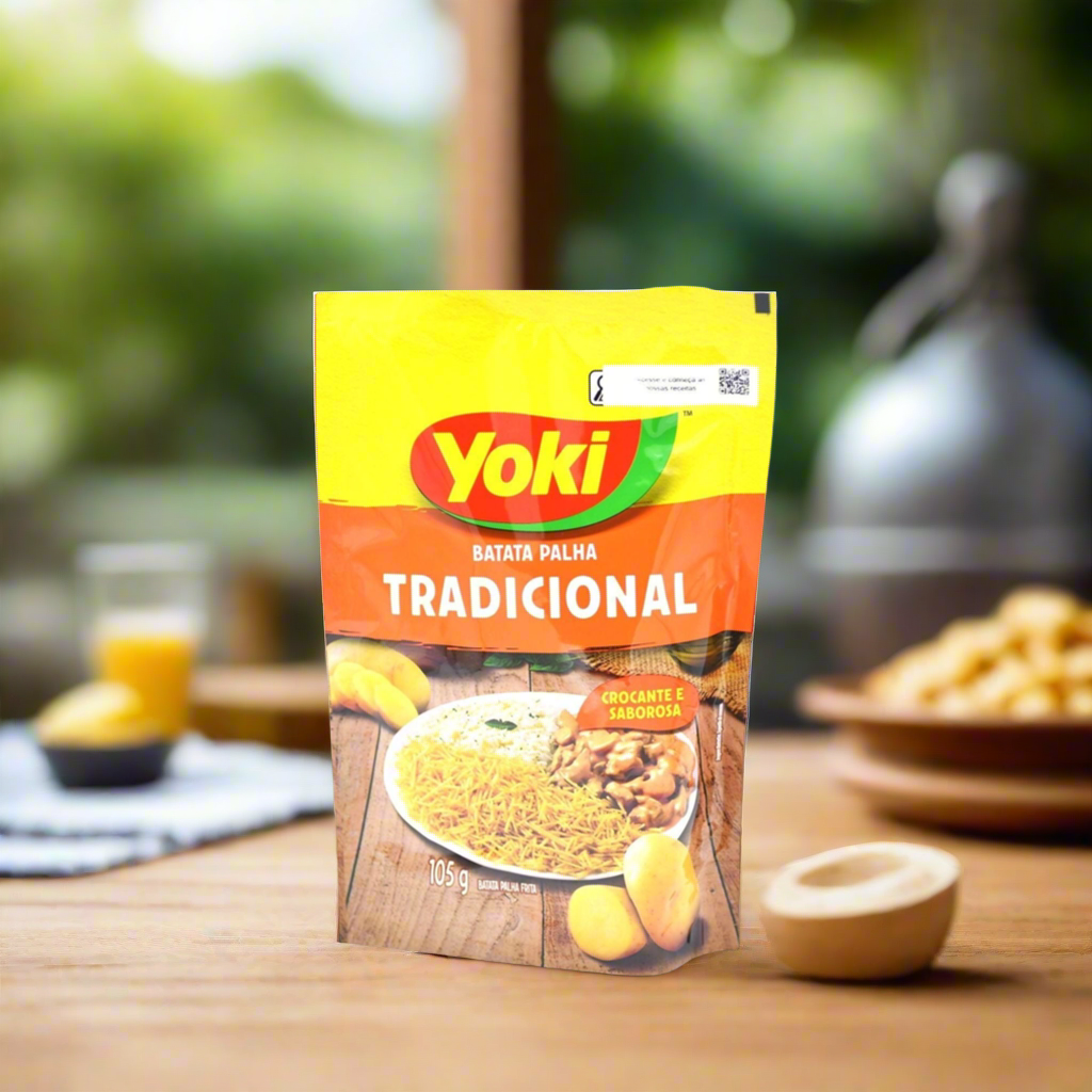 Batata Palha - Potato stick crisps Yoki 105g