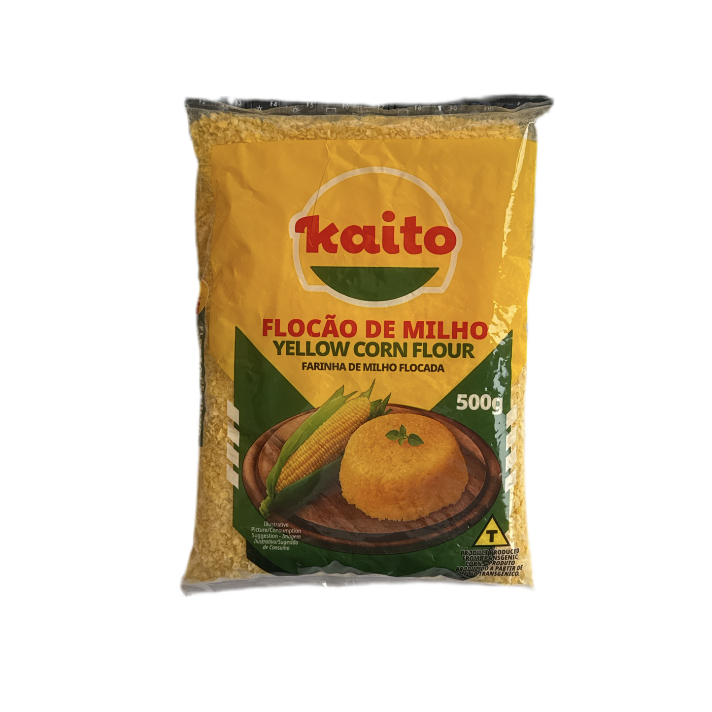 Flocao De Milho Kaito Yellow Corn Flour 500g