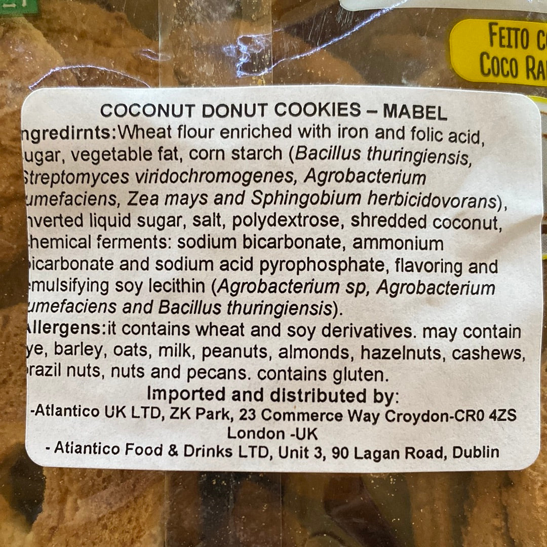 Mabel Rosquinha de Coco - Coconut biscuits 350g