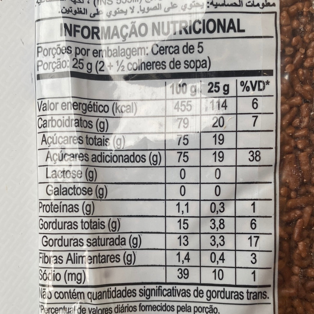 Chocolate Granulado  - Chocolate Granuales - 150g