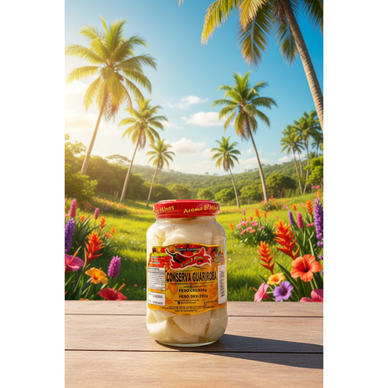 Conserva Guariroba 500g Aroma D’Minas