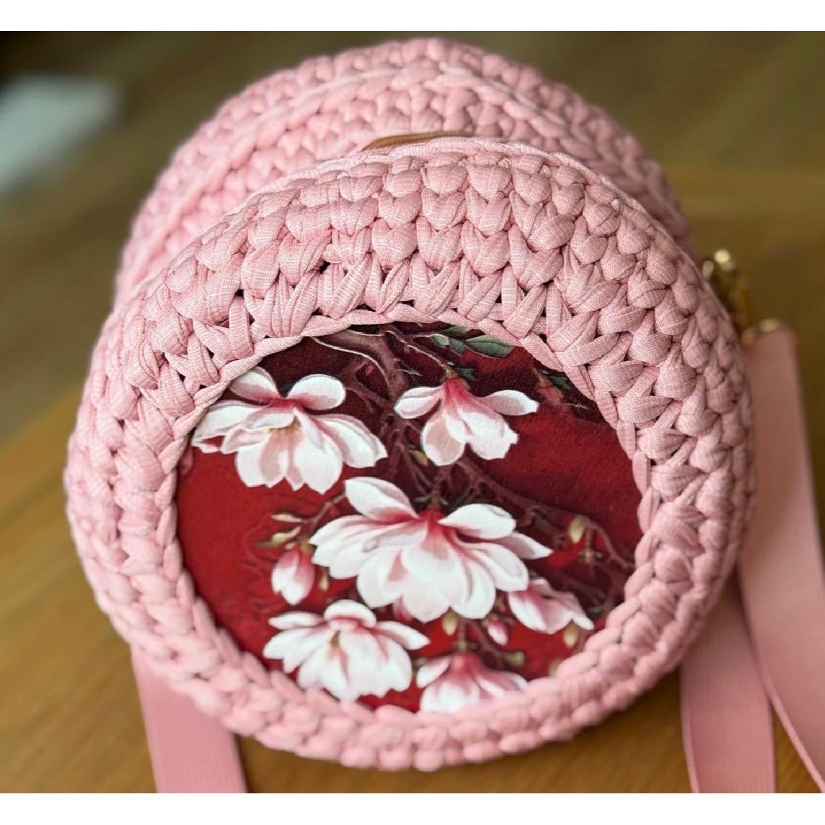Crochet Tote style Accessory Bag / Hand Bag - Hand Made in the U.K. by Kenia - KPhasion 🇧🇷❤️🇧🇷 (Copy)