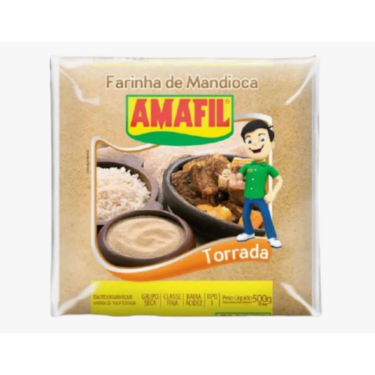 Farinha de Mandioca Torrada 500g Amafil