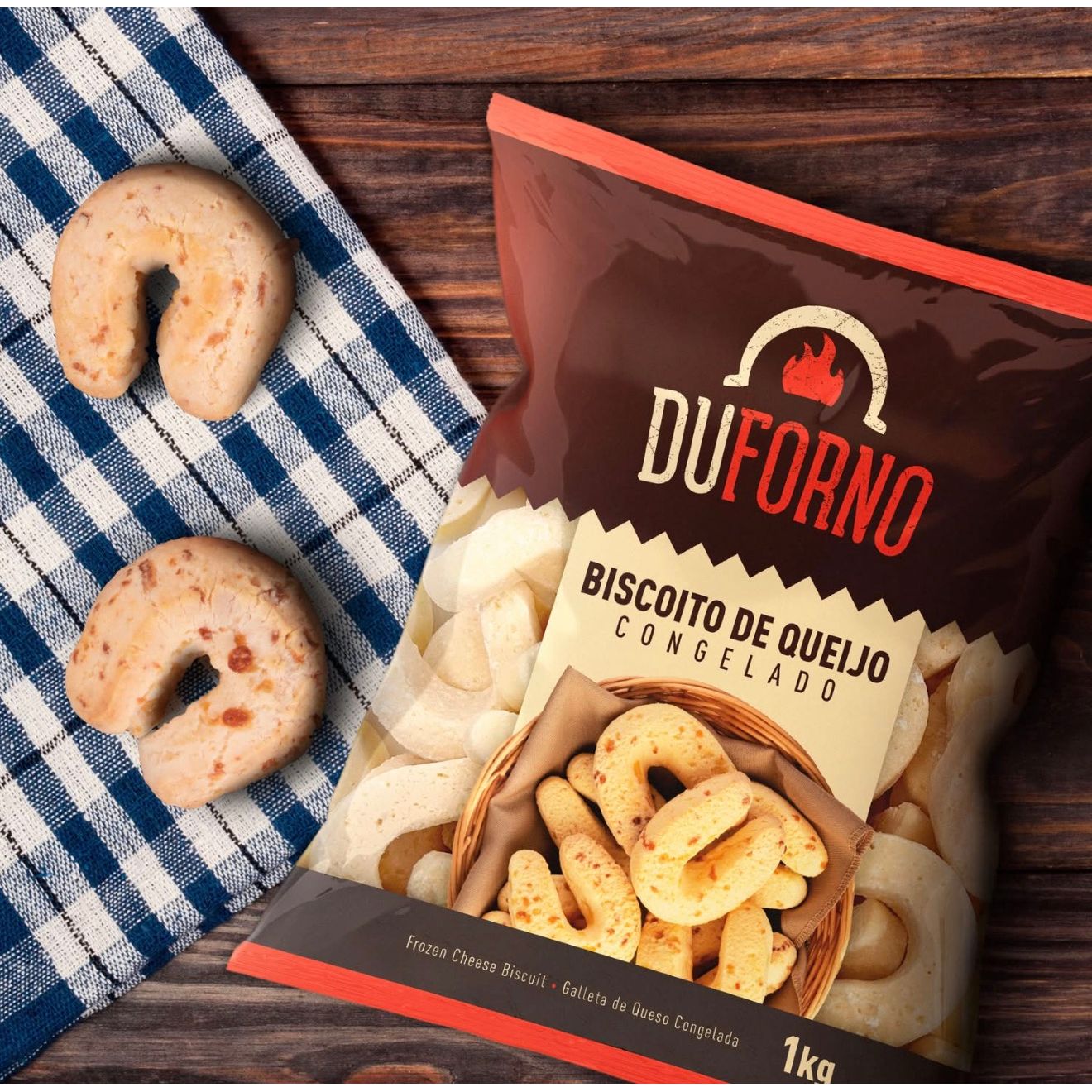 Biscoito Ferradura Pao De Queijo Duforno - 1kg