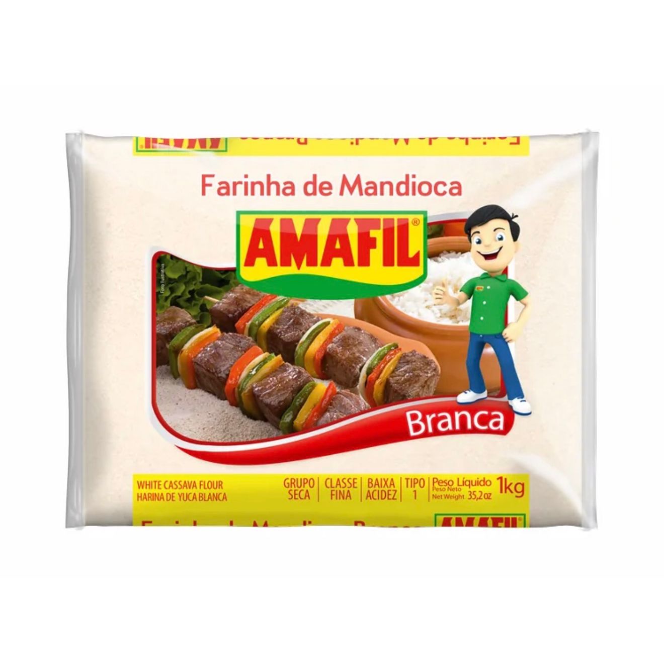 Farinha de Mandioca Branca 500g Amafil