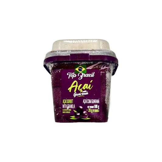 Acai Sorbet with Guarana 180g Topped with Granola.
