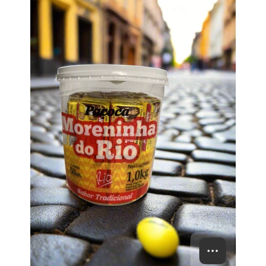 Pacoquinha Embrulhada Pacoca 1.0Kg Moreninha do Rio