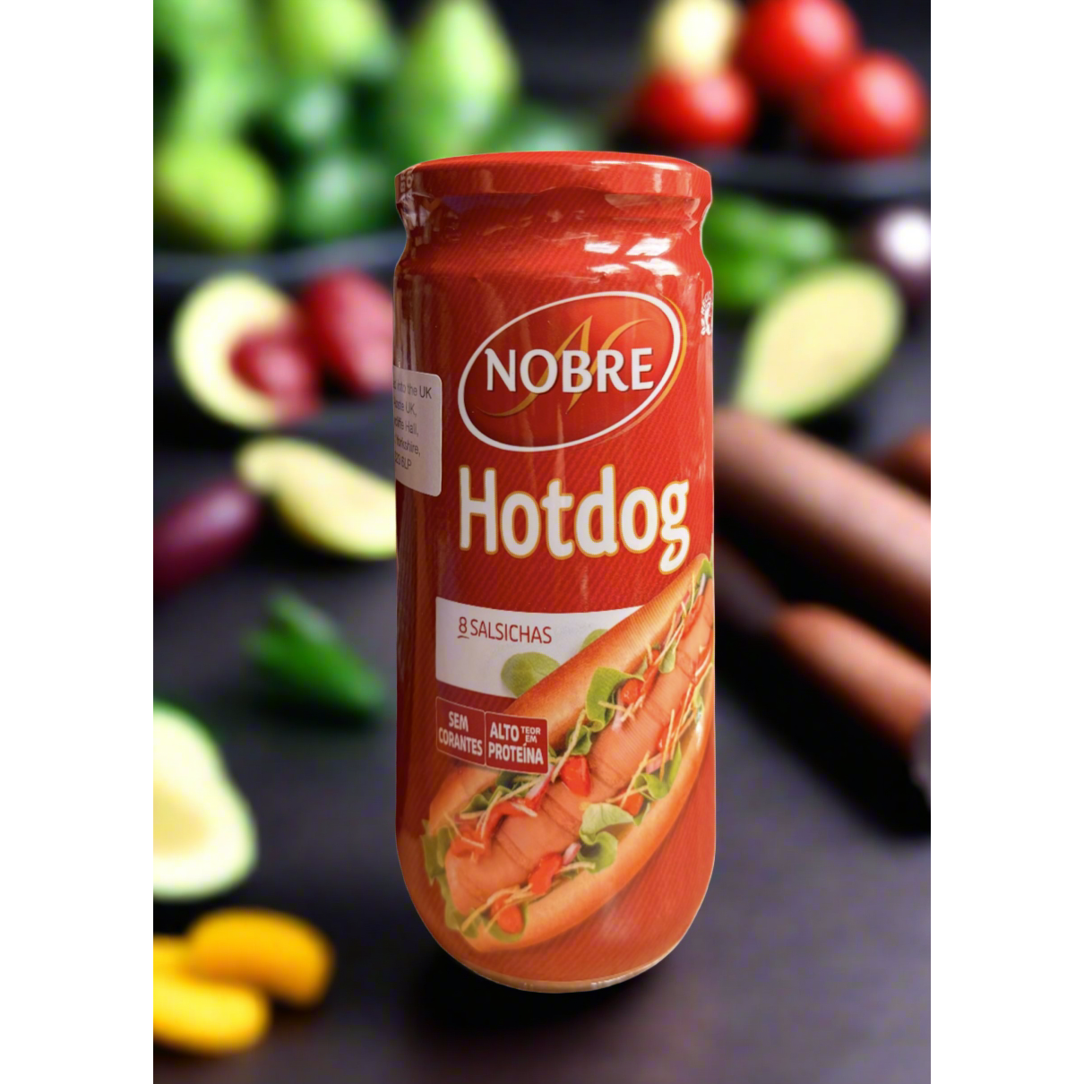 Salsicha Hot Dog x8 Nobre Vidro - 420g