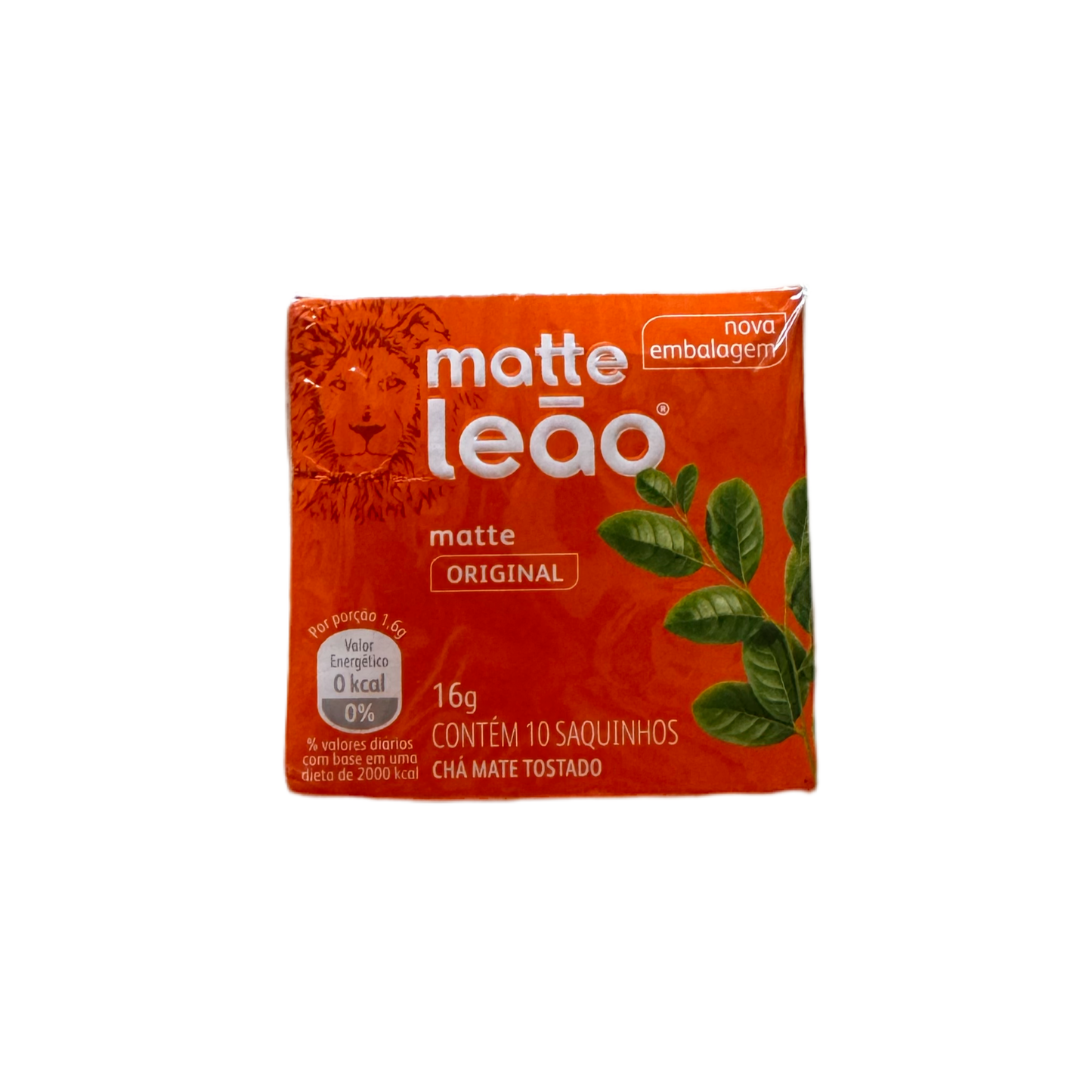 Cha matte leão original 16g  10 sachê