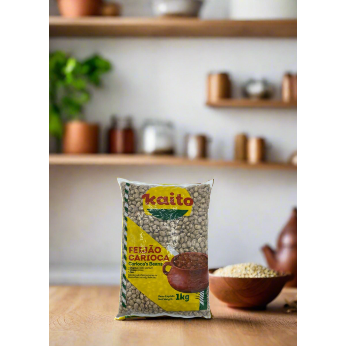 Feijao Carioca  - Brown beans - 1Kg - Kaito