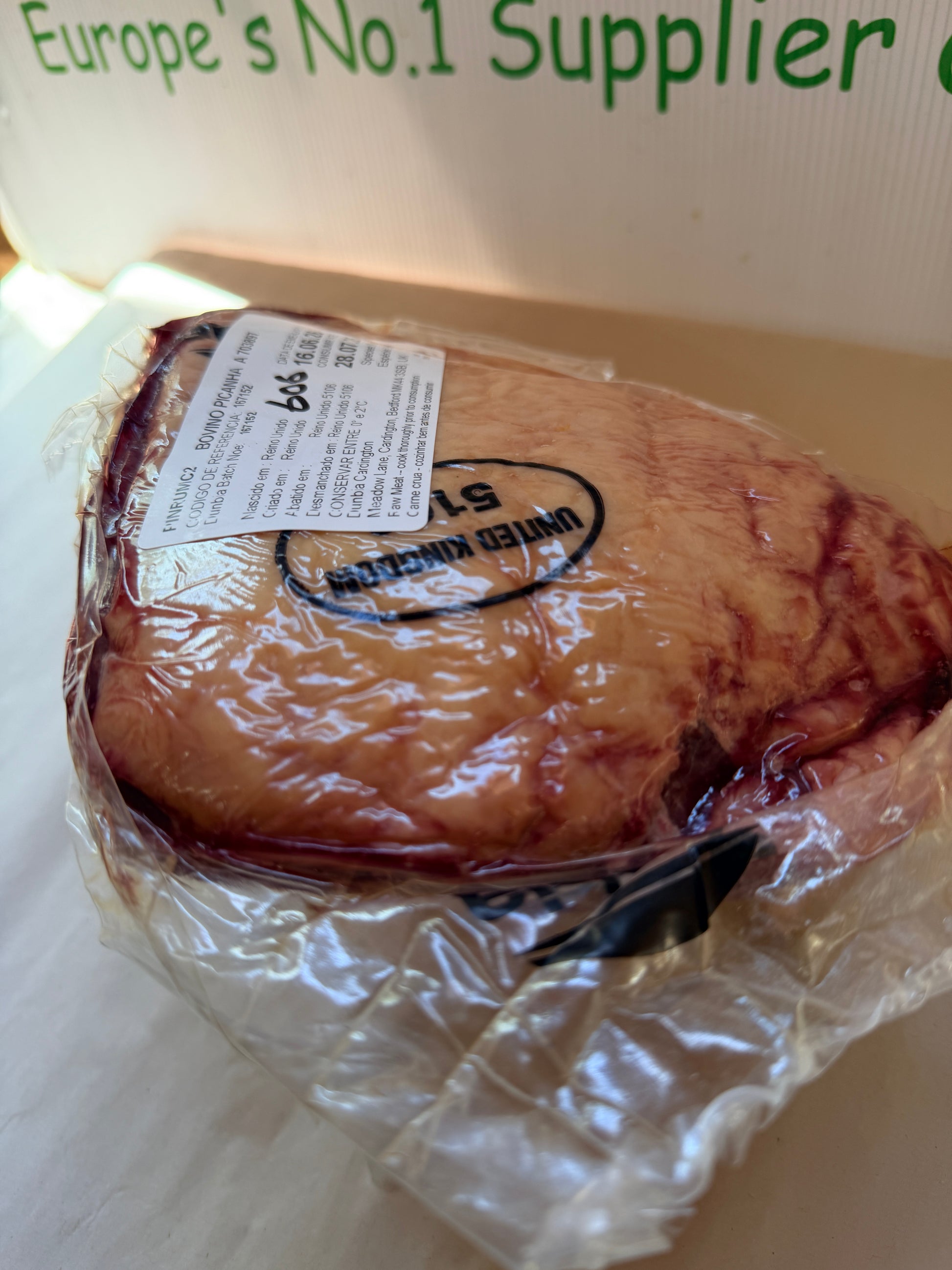 Picanha UK Piece 606 0.846 @£19.97 /KG