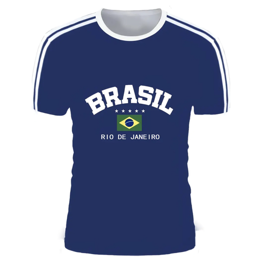 Brazil T Shirt Blue