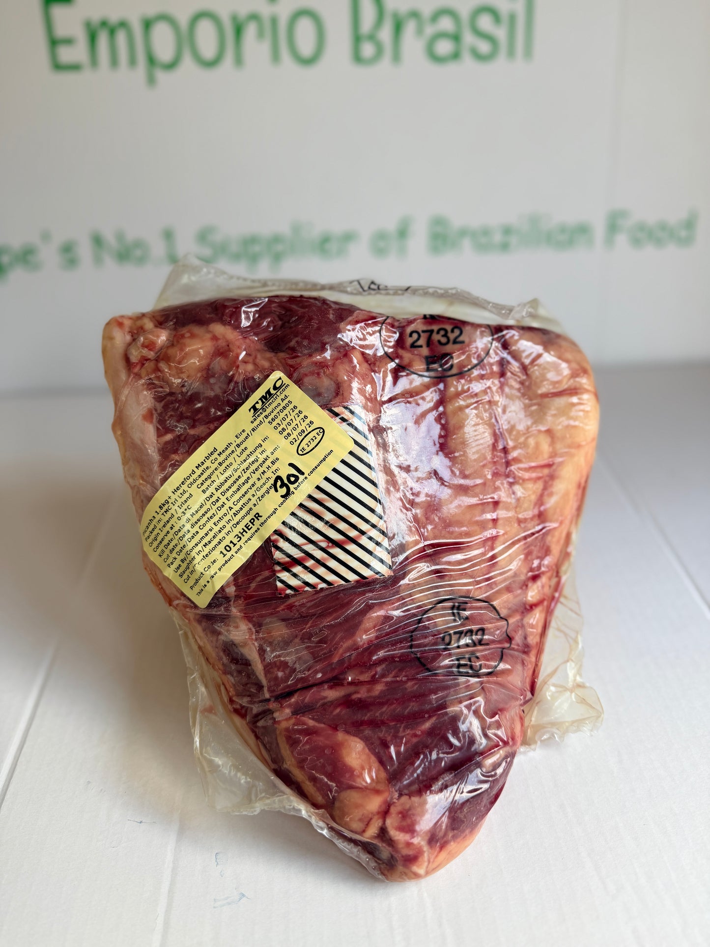 Irlanda Picanha (Amazing Fat / Meat profile) (TMC Hereford Prime) Piece 301 2.144 @£20.97 /KG