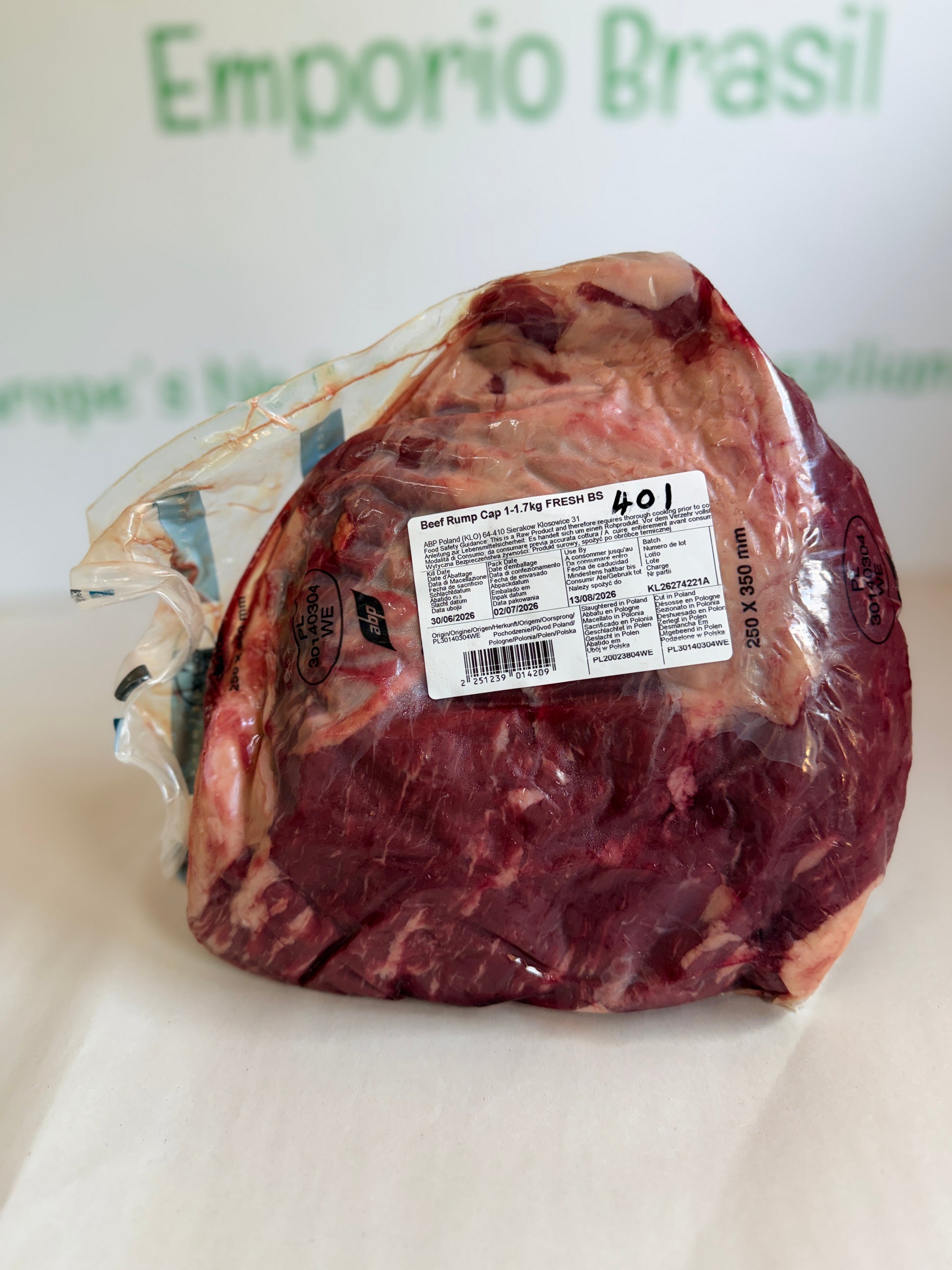Picanha (From Blue Smoke Farms) Piece 401 1.438 @£20.47 /KG