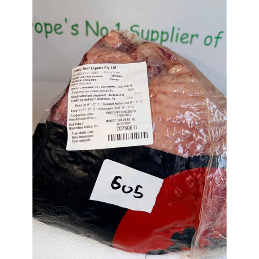 Picanha Piece 605 1.691 @ £20.97 /KG Long Date