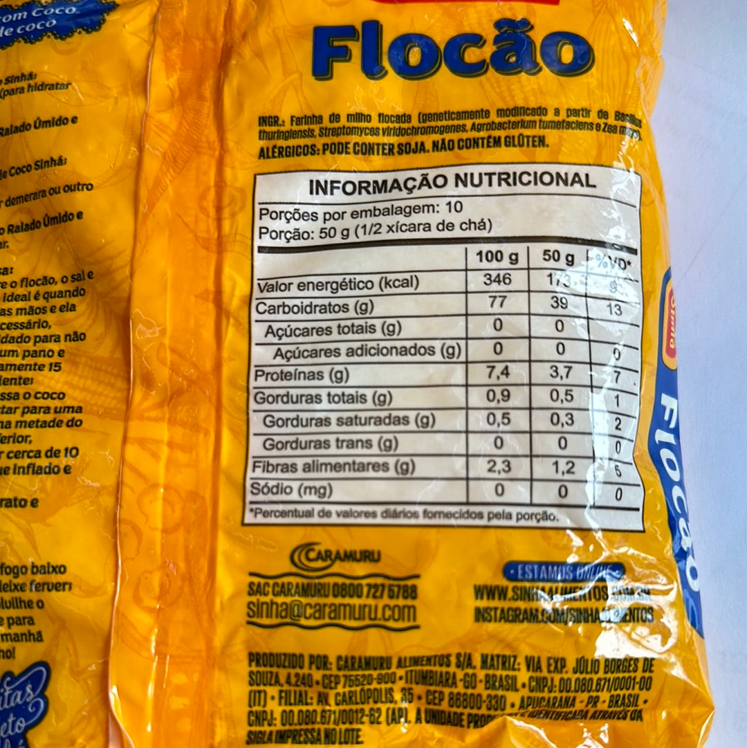 Flocao de milho Sinhá 500g