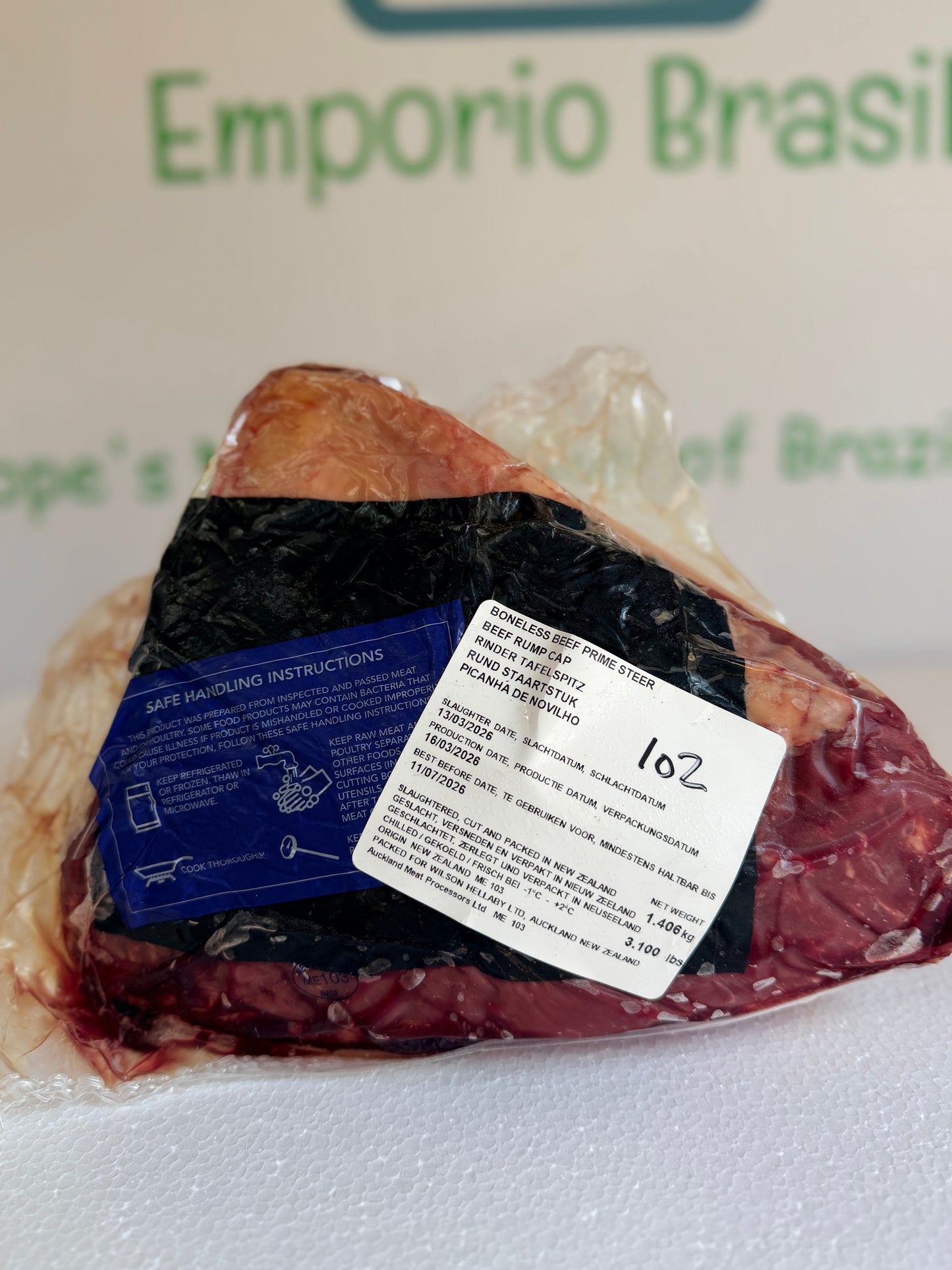 Picanha (NZ) Piece 102 1.418 @£19.97 /KG