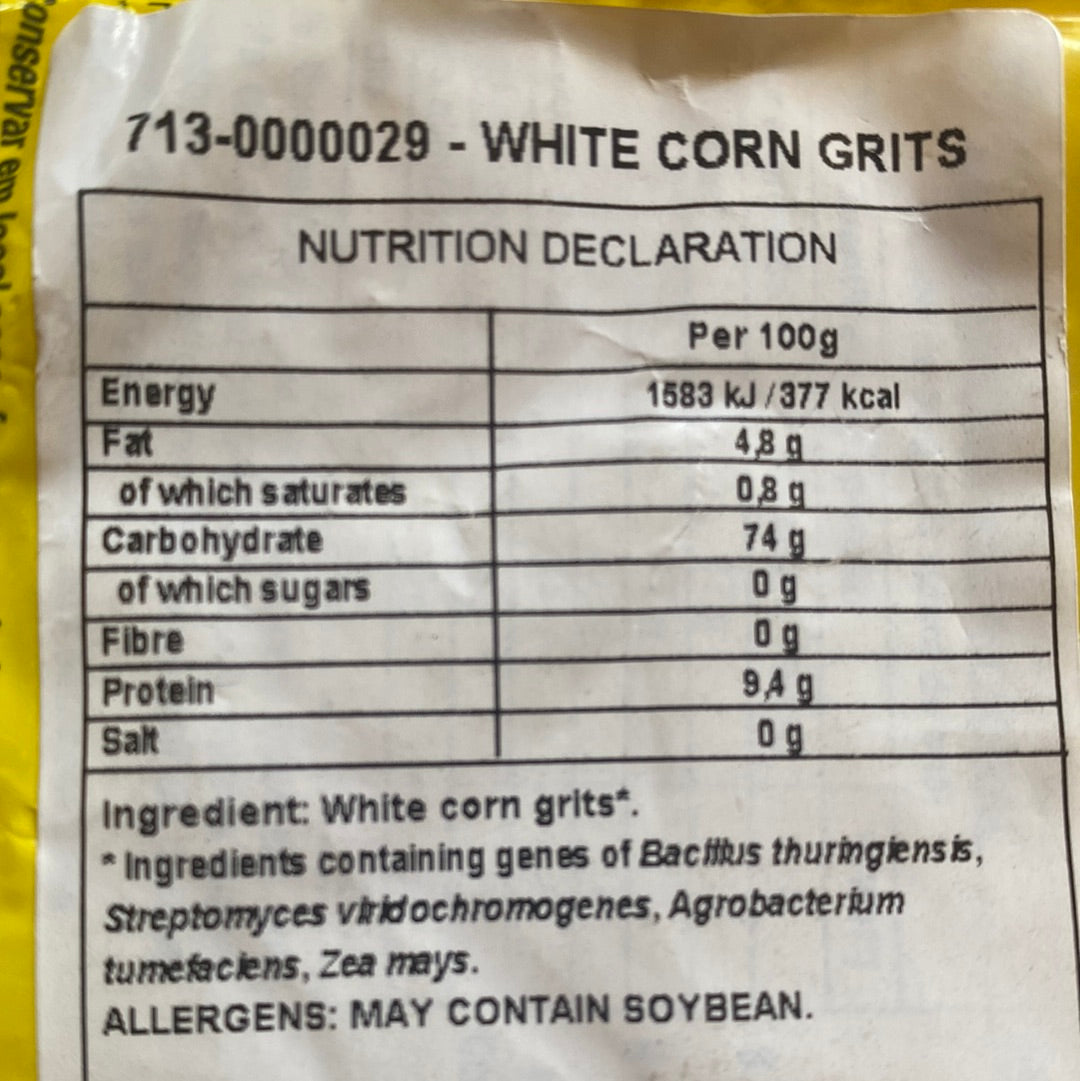 Canjica Branca  Crystal - White corn seeds. 500gr - Yoki