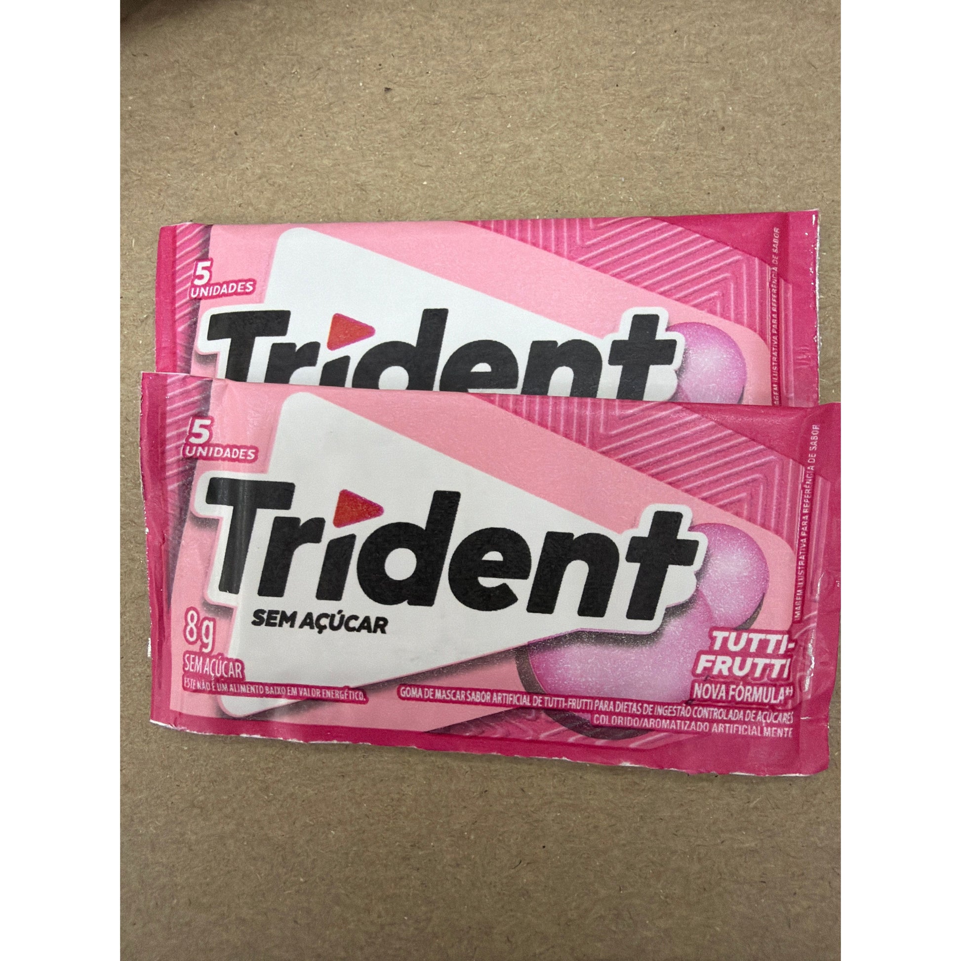 Trident Gum 2 pack (5 Uni) - Tutti Frutti
