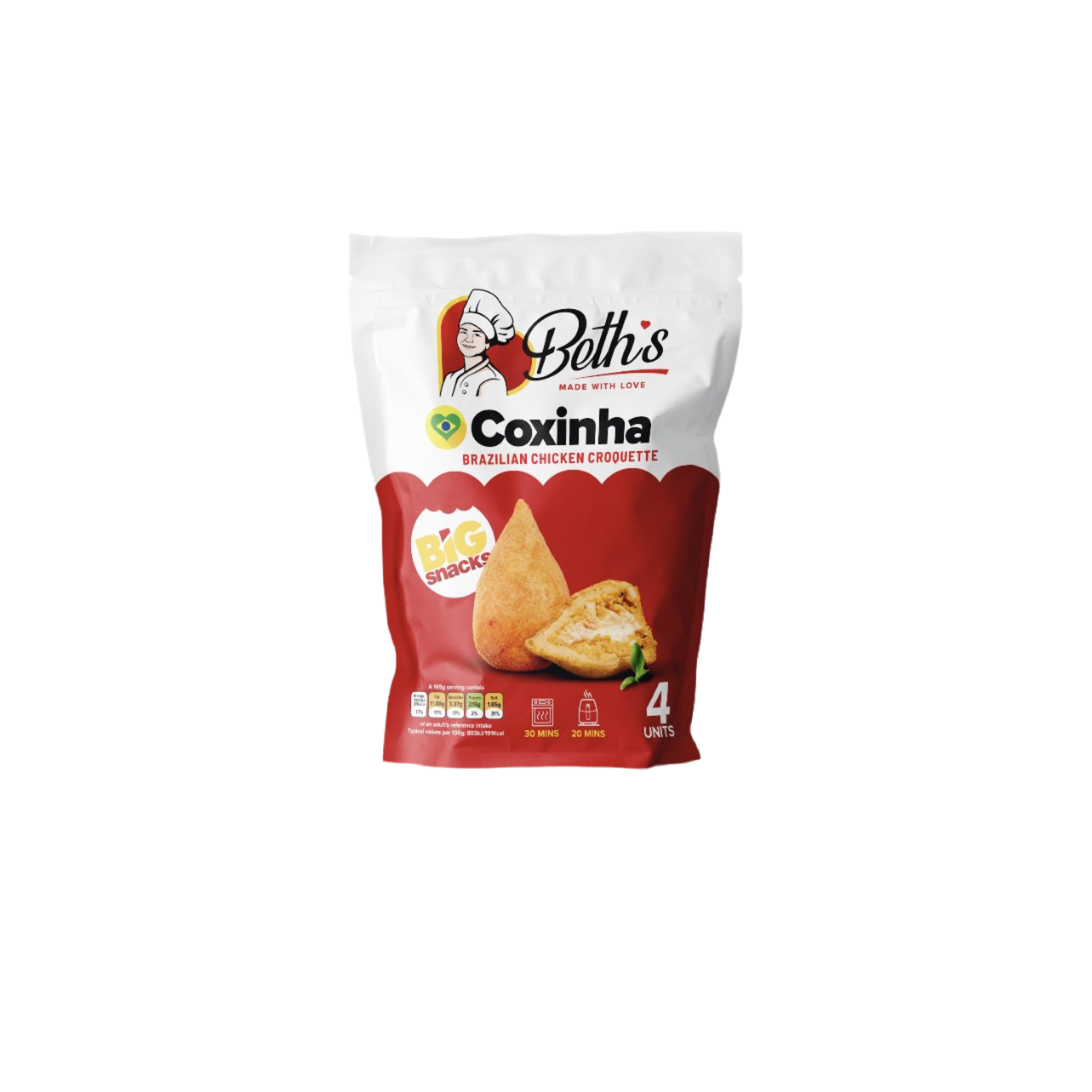 Beth's Coxinha Full Size (4 Pack)