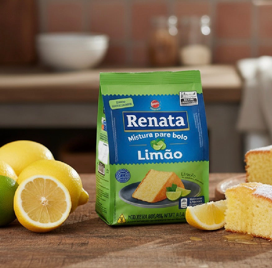 Mistura p/Bolo Limao cake mix 400gr - Renata