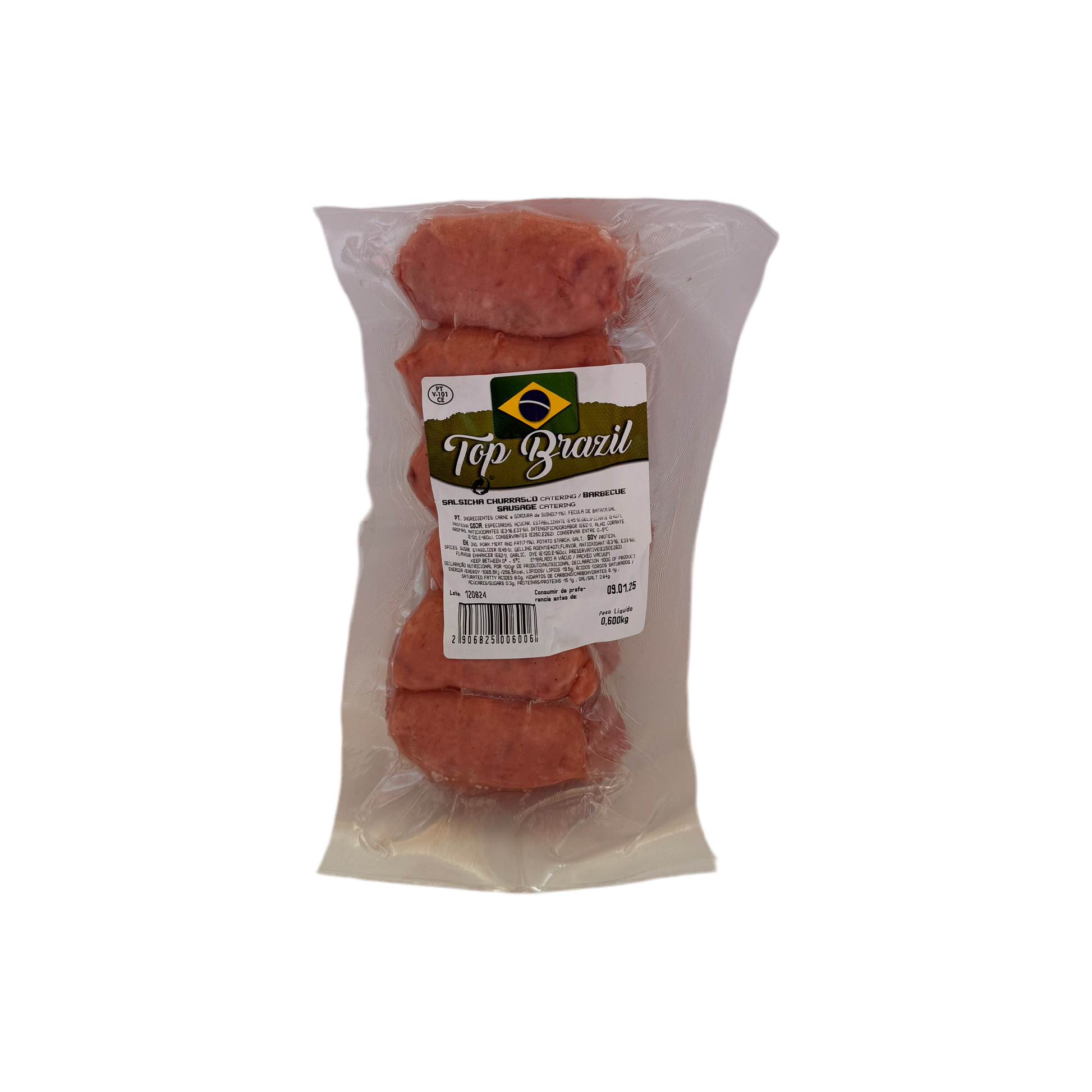 Brazilian Sausage Salsicha Churrasco 600g Top Brazil