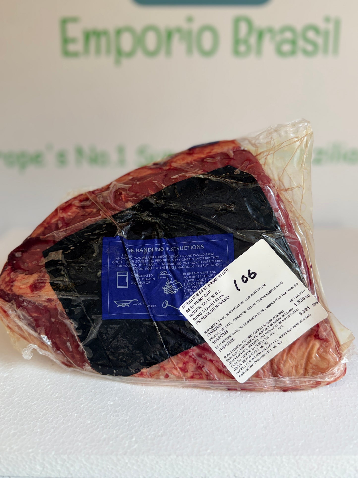 Picanha (NZ) Piece 106 1.544 @£19.97 /KG