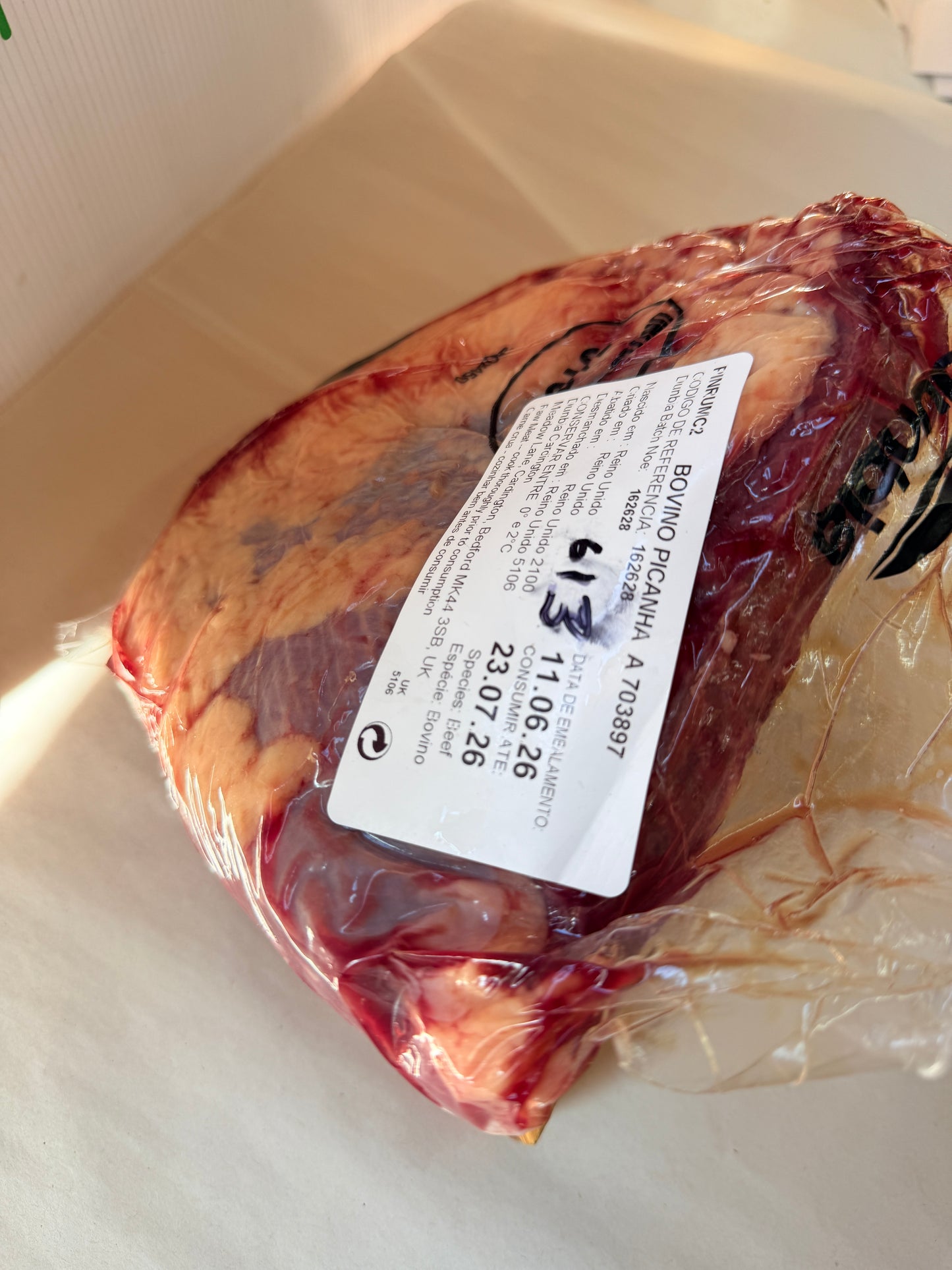 Picanha UK Piece 612 0.934 @£19.97 /KG
