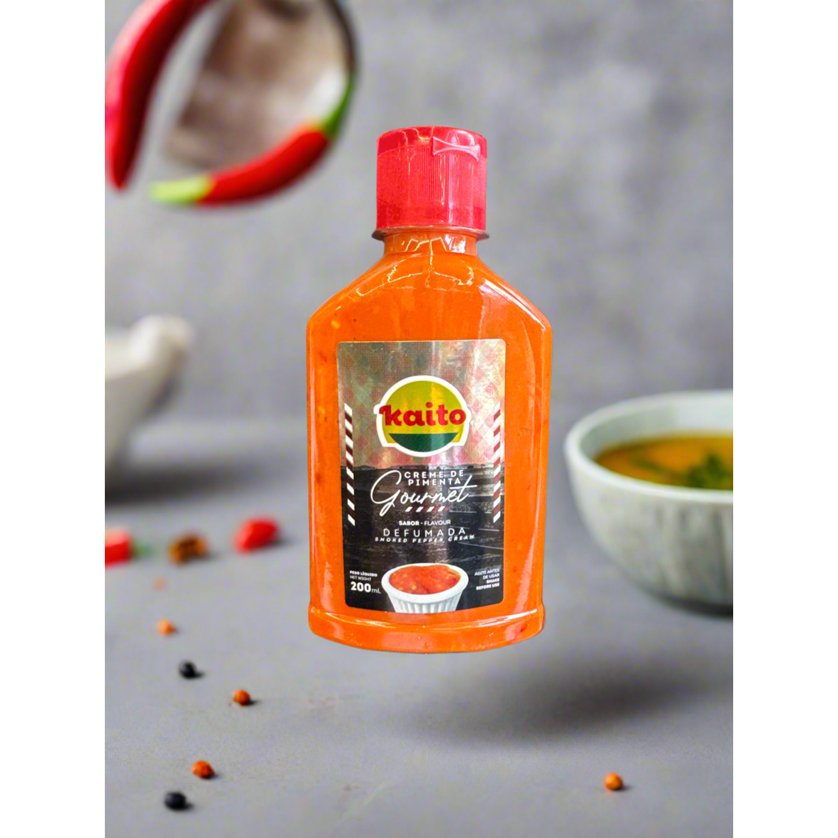 Kaito Creme de pimenta gourmet defumada 200g