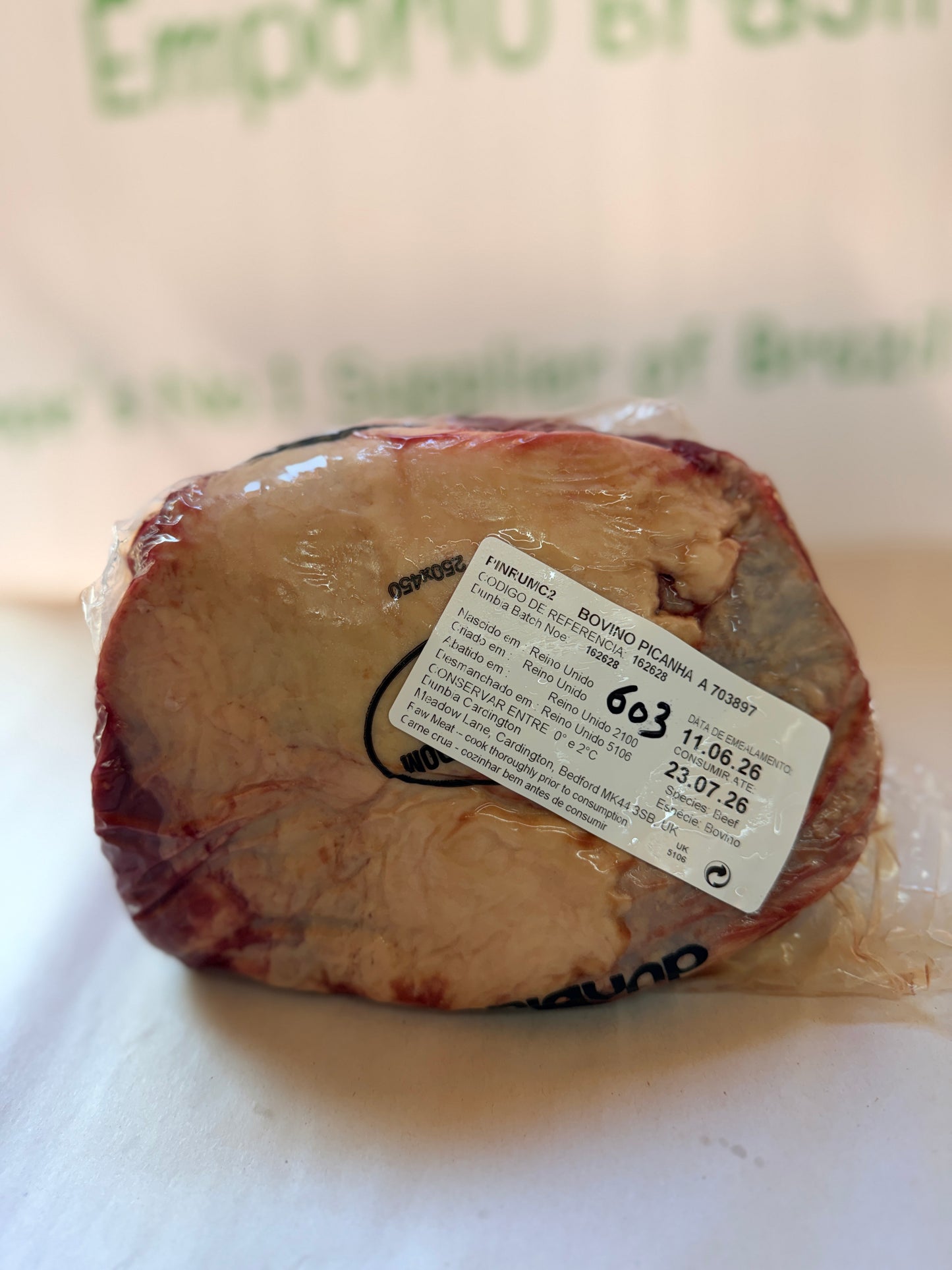 Picanha UK Piece 603 1.131 @£19.97 /KG