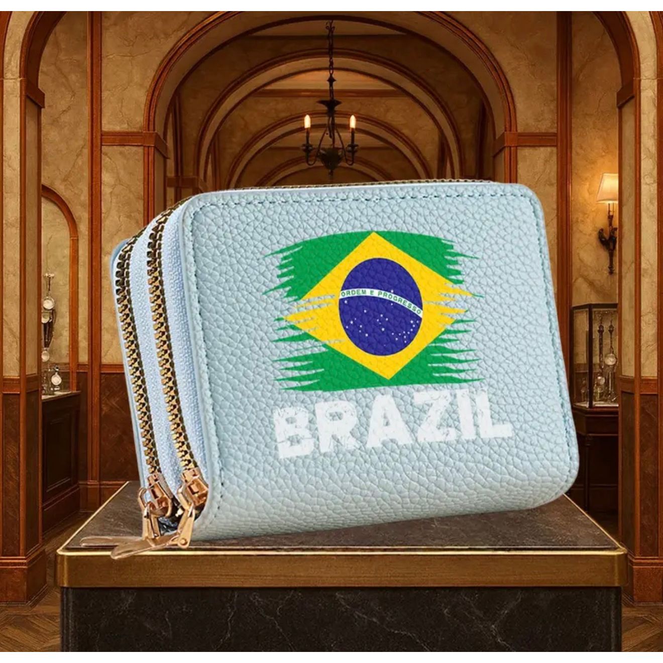 Brasil Wallet / Purse Blue