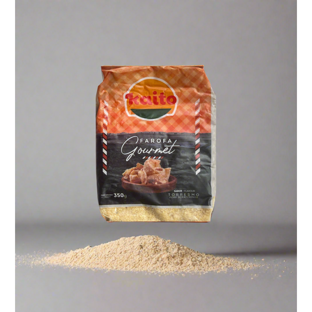 Brazilian Gourmet farofa Torresmo 350g Kaito Pork scratchings flavour