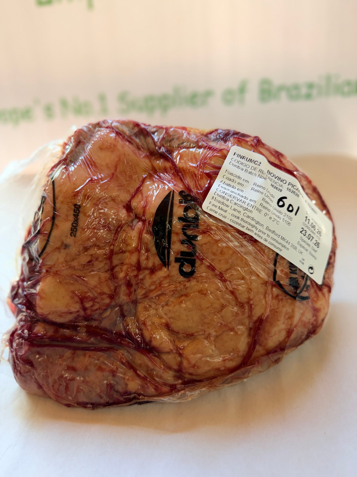 Picanha UK Piece 601 1.562 @£19.97 /KG
