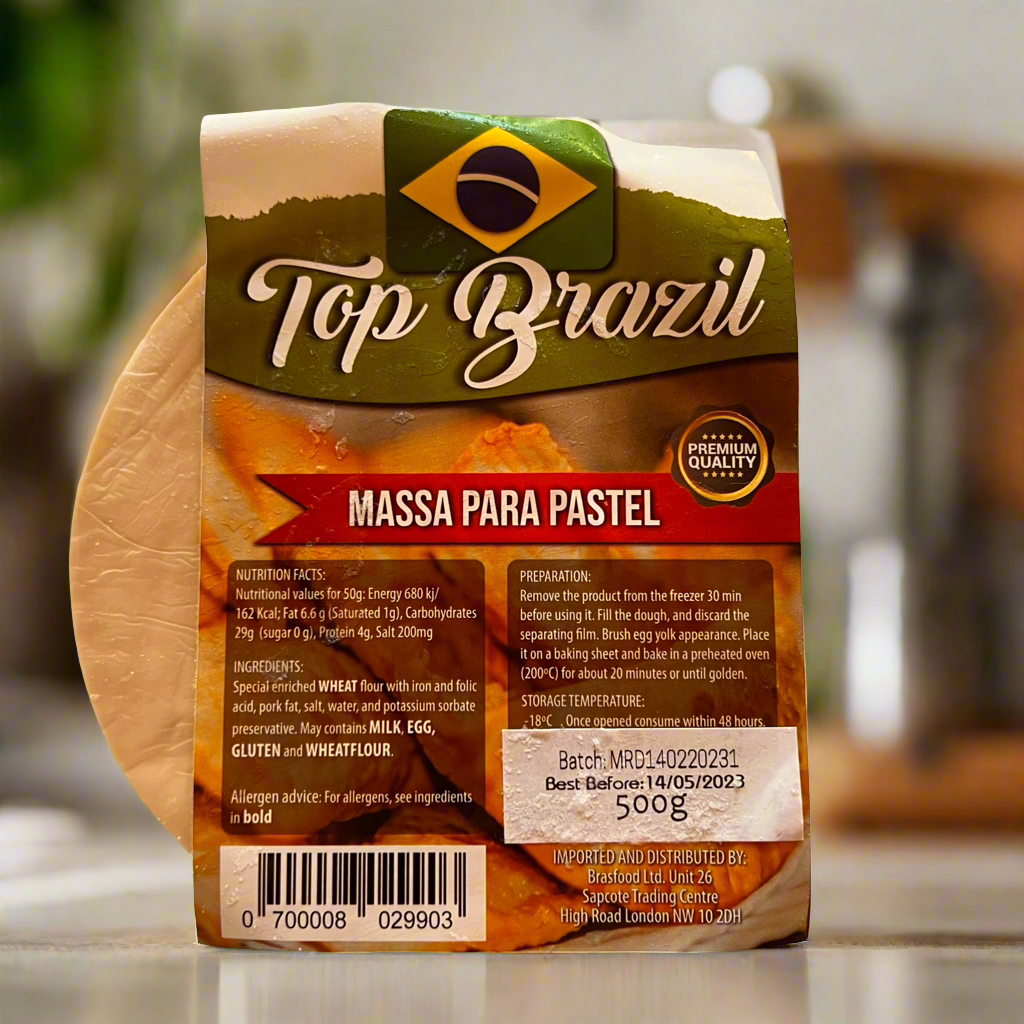 Top Brazil Massa Especial para Pastel Lasagne Pastry 500g