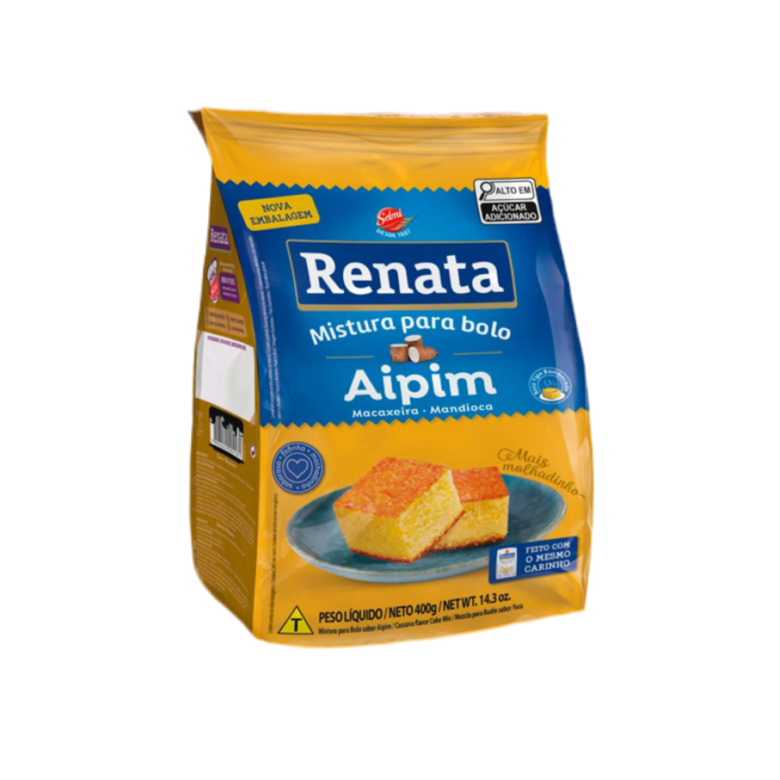 Mistura p/Bolo Mandioca  Cassava cake mix. 400g Renata