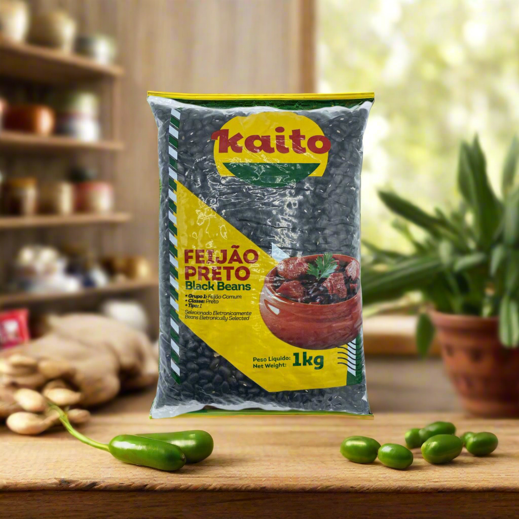 Feijao Preto Black Beans 1kg - Kaito