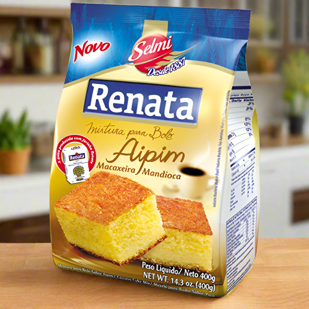 Mistura p/Bolo Mandioca  - Cassava cake mix. 400g - Renata