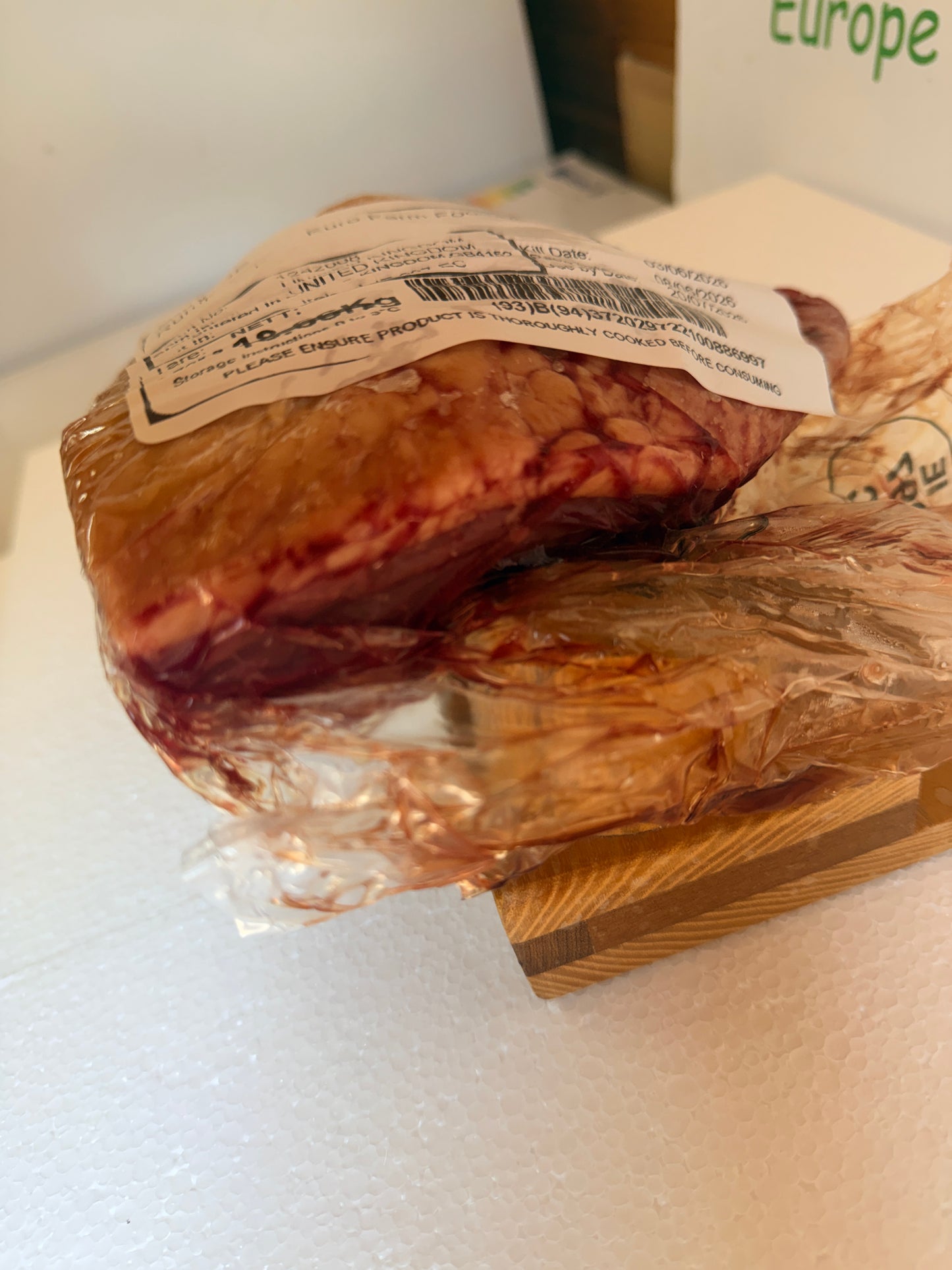 Picanha Irish (Euro Farm)  Piece 108 0.846 @£19.97 /KG