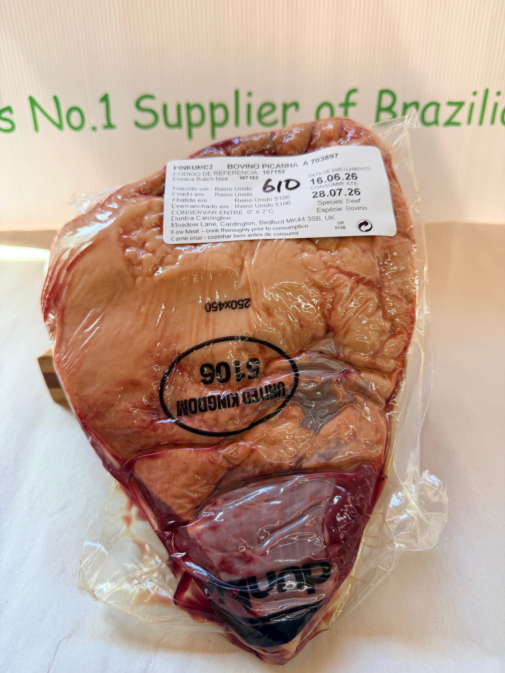 Picanha UK Piece 610 0.978 @£19.97 /KG