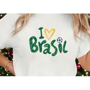 I Love Brazil ! Ladies T-Shirt