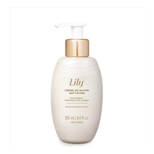 Creme de Banho Acetinado Lily O Boticário 250ml