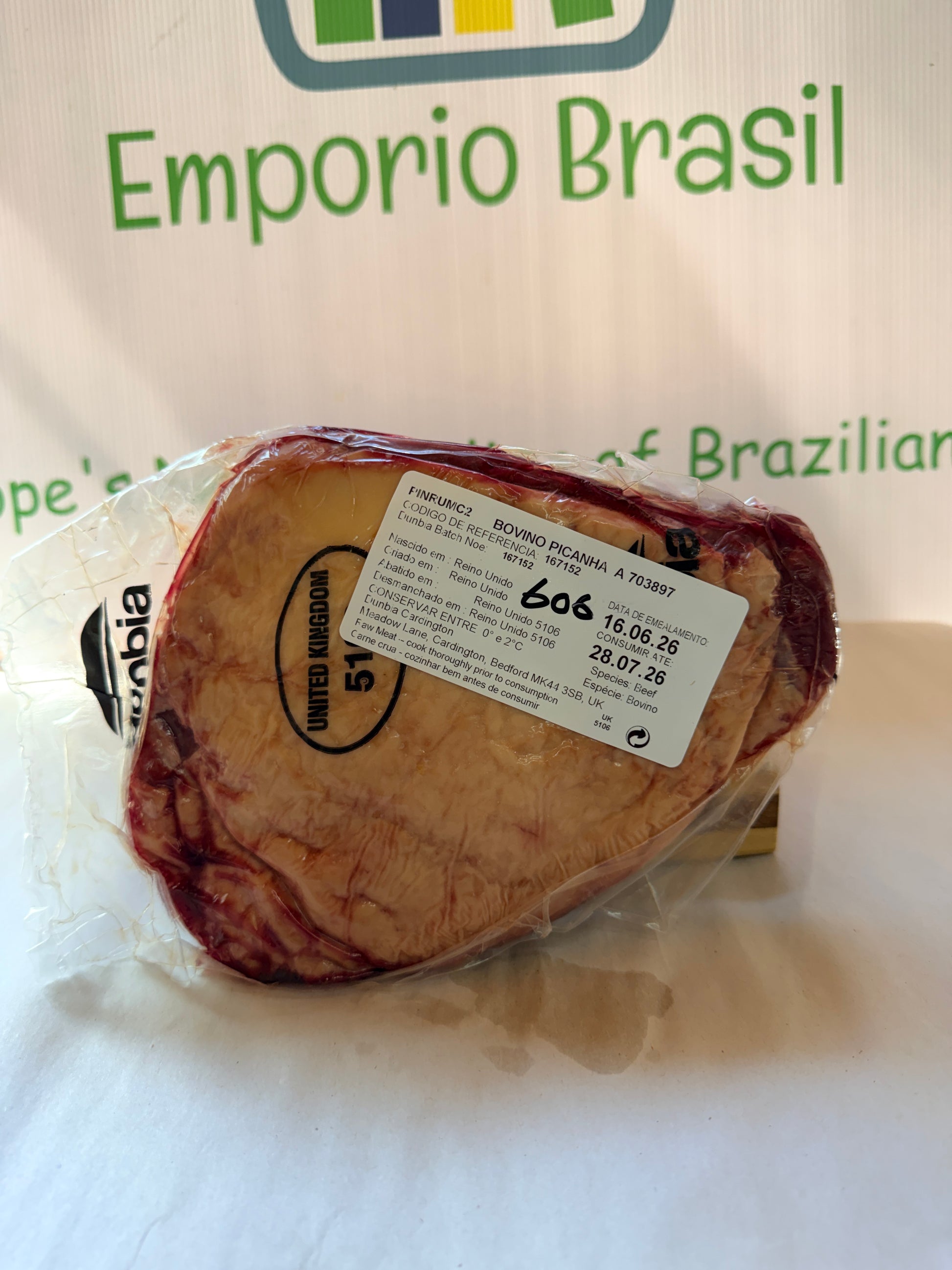 Picanha UK Piece 606 0.846 @£19.97 /KG