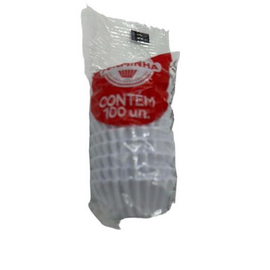 Made4u Forminha p/ doces / Confectionary baskek White(100 baskets)