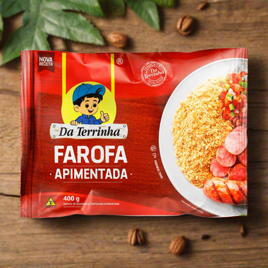 Da Terrinha farofa  Apimentada 400g