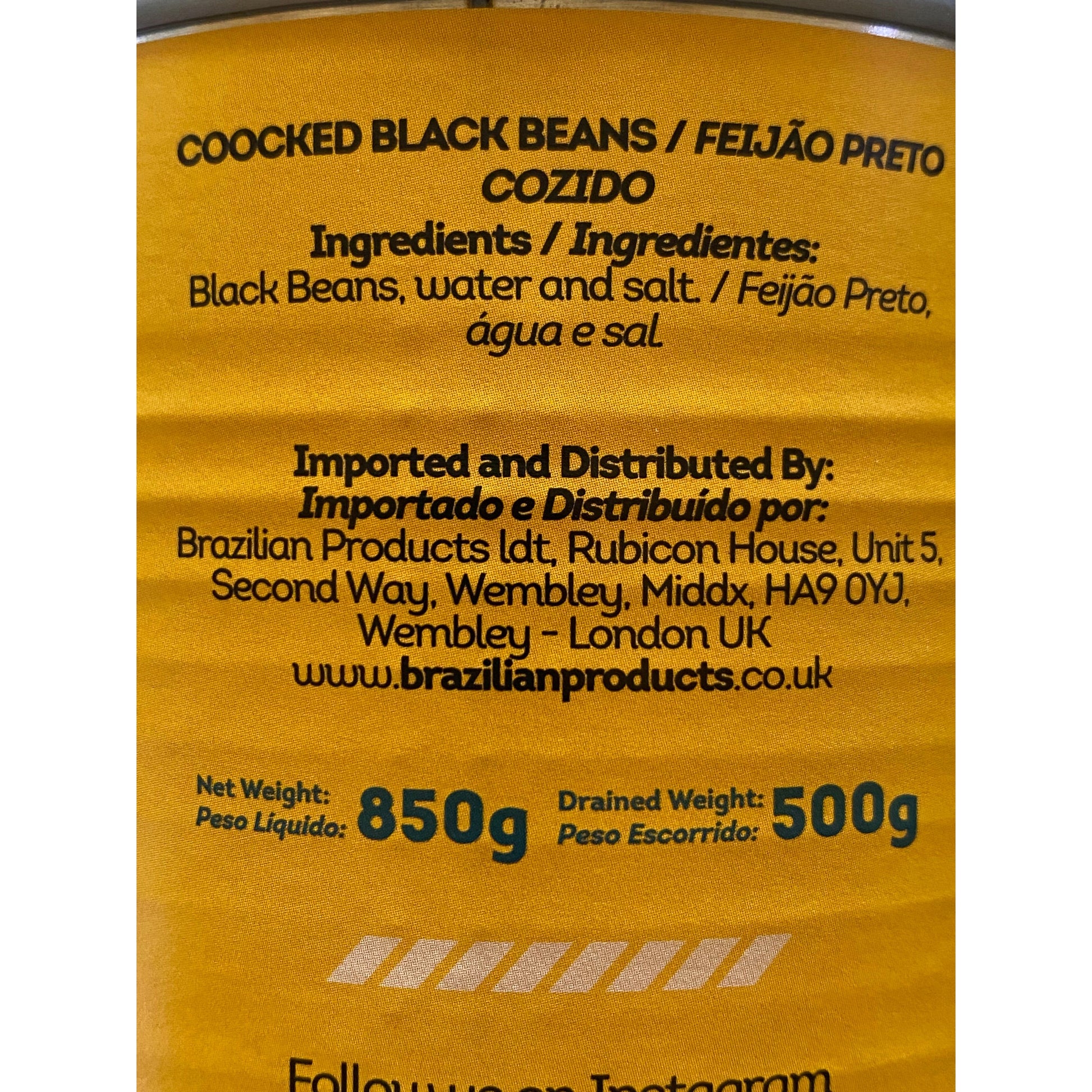 Kaito Black Beans - coooked 850g