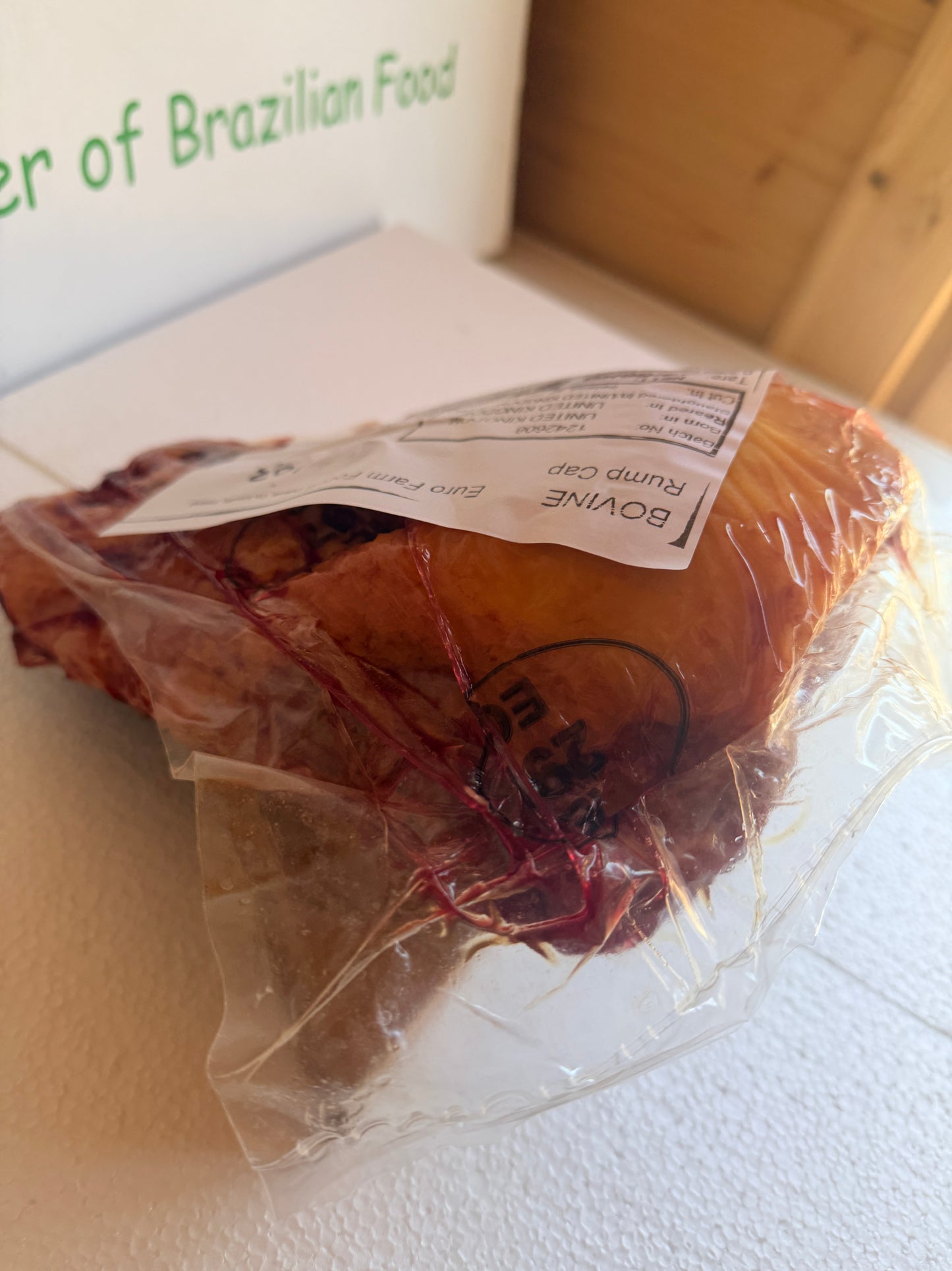 Picanha Irish (Euro Farm)  Piece 103 1.456 @£19.97 /KG