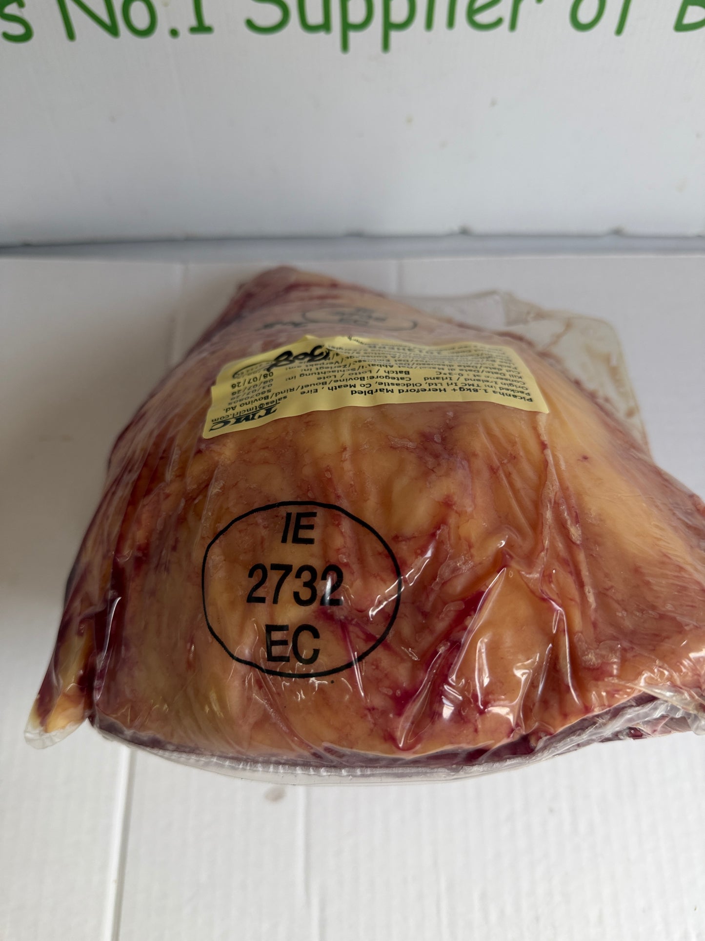 Irlanda Picanha (Amazing Fat / Meat profile) (TMC Hereford Prime) Piece 308 2.231 @£20.97 /KG