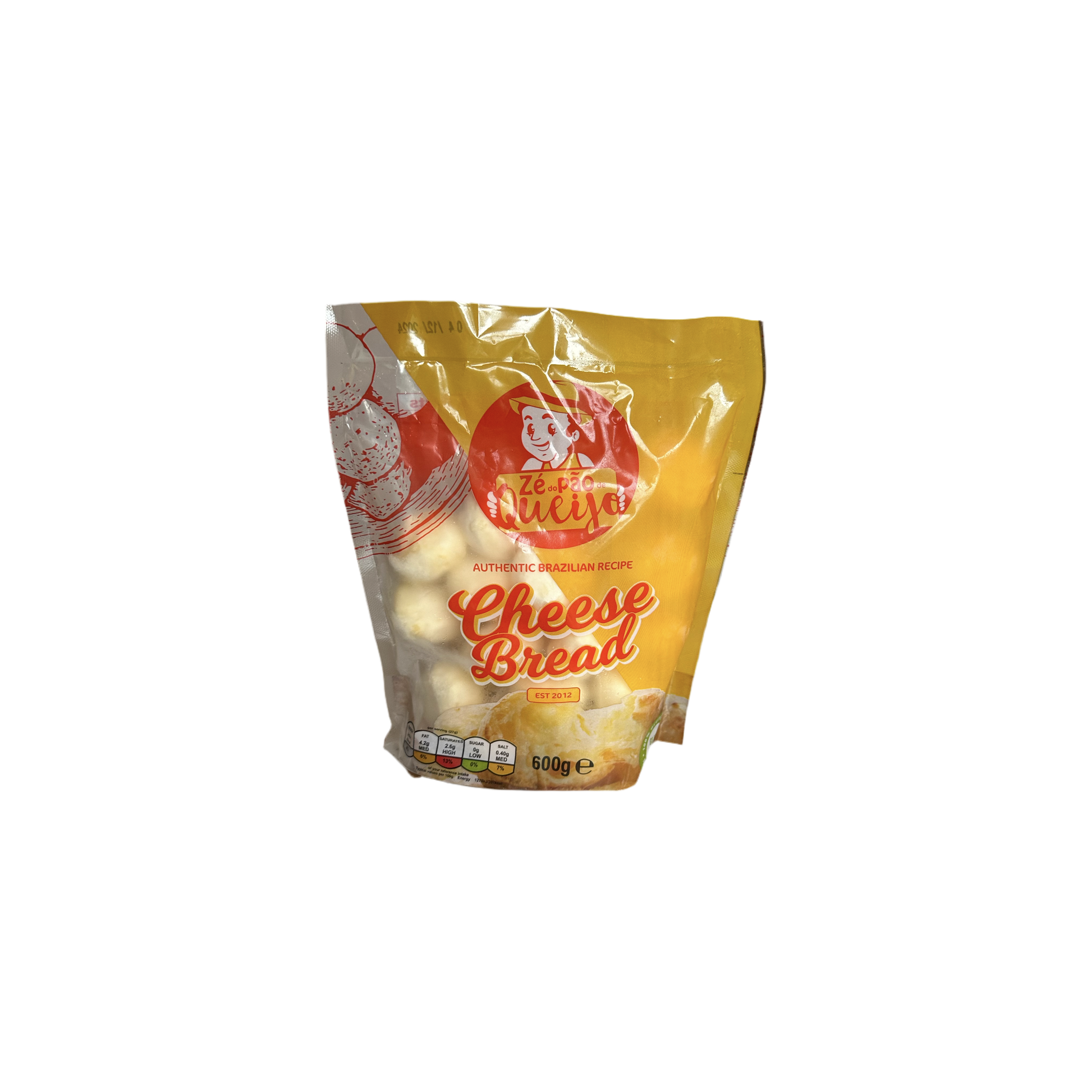 Pao De Queijo - Traditional Brazilian Cheese Bread Balls - Frozen Pack 600g (Av 24 balls).