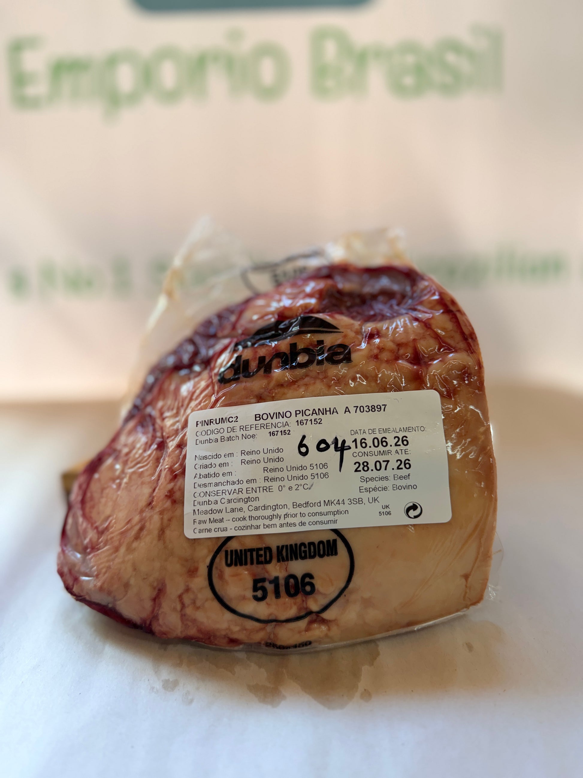 Picanha UK Piece 606 0.846 @£19.97 /KG